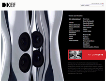 Tablet Screenshot of kef.com