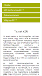 Mobile Screenshot of kef.hu